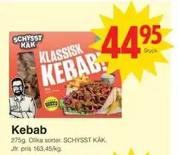 Matöppet Kebab erbjuda