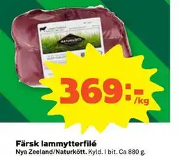Stora Coop Färsk lammytterfilé erbjuda