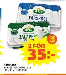 Stora Coop Färskost erbjuda