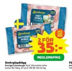 Stora Coop Smörgåspålägg erbjuda