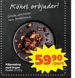 Stora Coop Kålpudding med lingon erbjuda