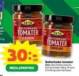 Stora Coop Soltorkade tomater erbjuda