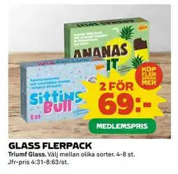 Coop GLASS FLERPACK erbjuda