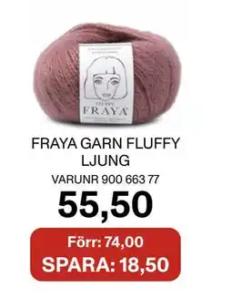 Selfmade FRAYA GARN FLUFFY LJUNG erbjuda