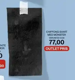Selfmade CHIFFONG SVART MED MÖNSTER erbjuda