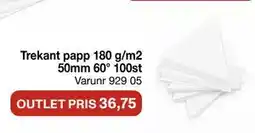 Selfmade Trekant papp 180 g/m2 50mm 60° 100st erbjuda