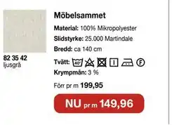 Selfmade Möbelsammet erbjuda