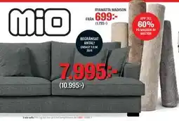 Mio 3-sits soffa erbjuda