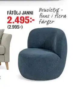 Mio FÅTÖLJ JANNI erbjuda