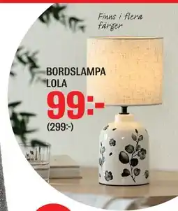 Mio BORDSLAMPA LOLA erbjuda