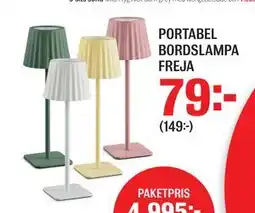Mio PORTABEL BORDSLAMPA FREJA erbjuda