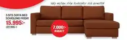 Mio 3-SITS SOFFA MED SCHÄSLONG FRIDAY erbjuda