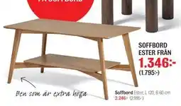Mio SOFFBORD ESTER FRÅN erbjuda
