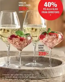 Mio VINGLAS MORE 2-PACK erbjuda