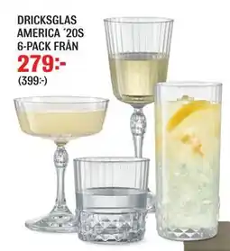 Mio DRICKSGLAS AMERICA ´20S 6-PACK erbjuda