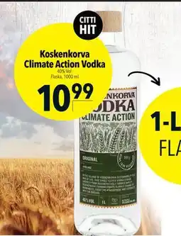 Citti Koskenkorva Climate Action Vodka erbjuda