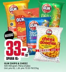 ÖoB OLW Chips & cheez erbjuda