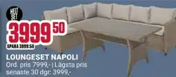 ÖoB Loungeset napoli erbjuda