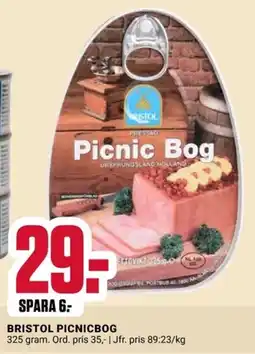 ÖoB Bristol picnicbog erbjuda