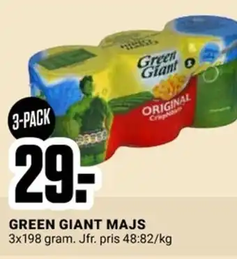 ÖoB Green giant majs erbjuda