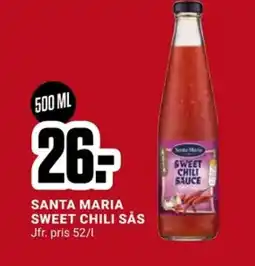 ÖoB SANTA MARIA Sweet chili sås erbjuda