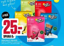 ÖoB SUN LOLLY Isglass erbjuda