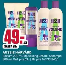 ÖoB AUSSIE Hårvård erbjuda