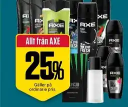 ÖoB AXE Allt från Axe erbjuda