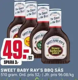 ÖoB SWEET BABY RAY'S Bbq sås erbjuda