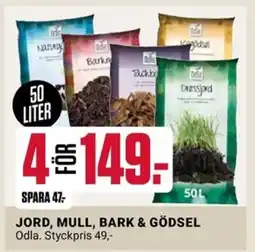 ÖoB Jord, mull, bark & gödsel erbjuda