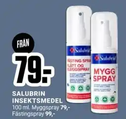 ÖoB Salubrin insektsmedel erbjuda