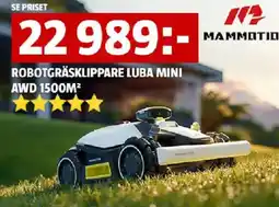 Bauhaus Robotgräsklippare luba mini awd 1500m² erbjuda