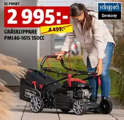 Bauhaus Gräsklippare pml46-161s 150cc erbjuda