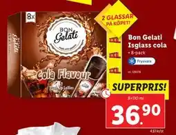 Lidl Bon Gelati Isglass cola erbjuda