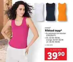 Lidl Ribbad topp erbjuda