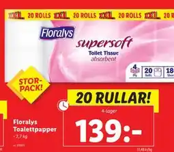 Lidl Floralys Toalettpapper erbjuda