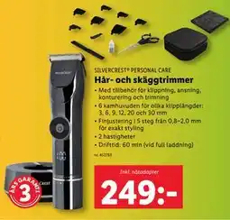 Lidl Hår- och skäggtrimmer erbjuda
