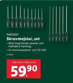 Lidl Skruvmejslar, set erbjuda