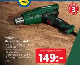 Lidl Varmluftspistol erbjuda