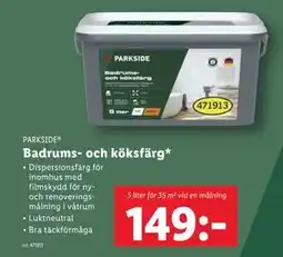 Lidl Badrums- och köksfärg erbjuda