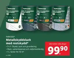 Lidl Metallskyddslack med rostskydd erbjuda