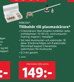 Lidl Tillbehör till plasmaskärare erbjuda