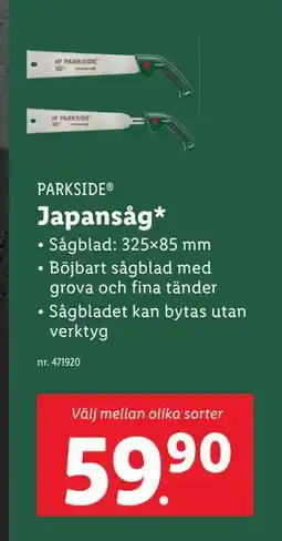 Lidl Japansåg erbjuda