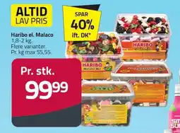 Fleggaard Haribo el. malaco erbjuda