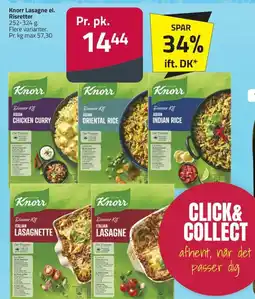 Fleggaard KNORR Lasagne el. risretter erbjuda