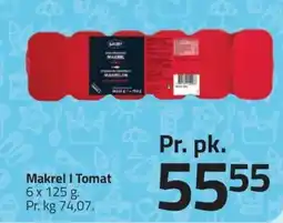 Fleggaard Makrel | tomat erbjuda