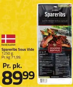 Fleggaard SPARERIBS Sous vide erbjuda