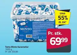 Fleggaard Toms minto karameller erbjuda