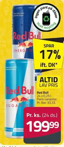 Fleggaard Red bull erbjuda