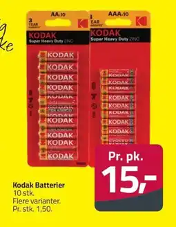 Fleggaard KODAK Batterier erbjuda